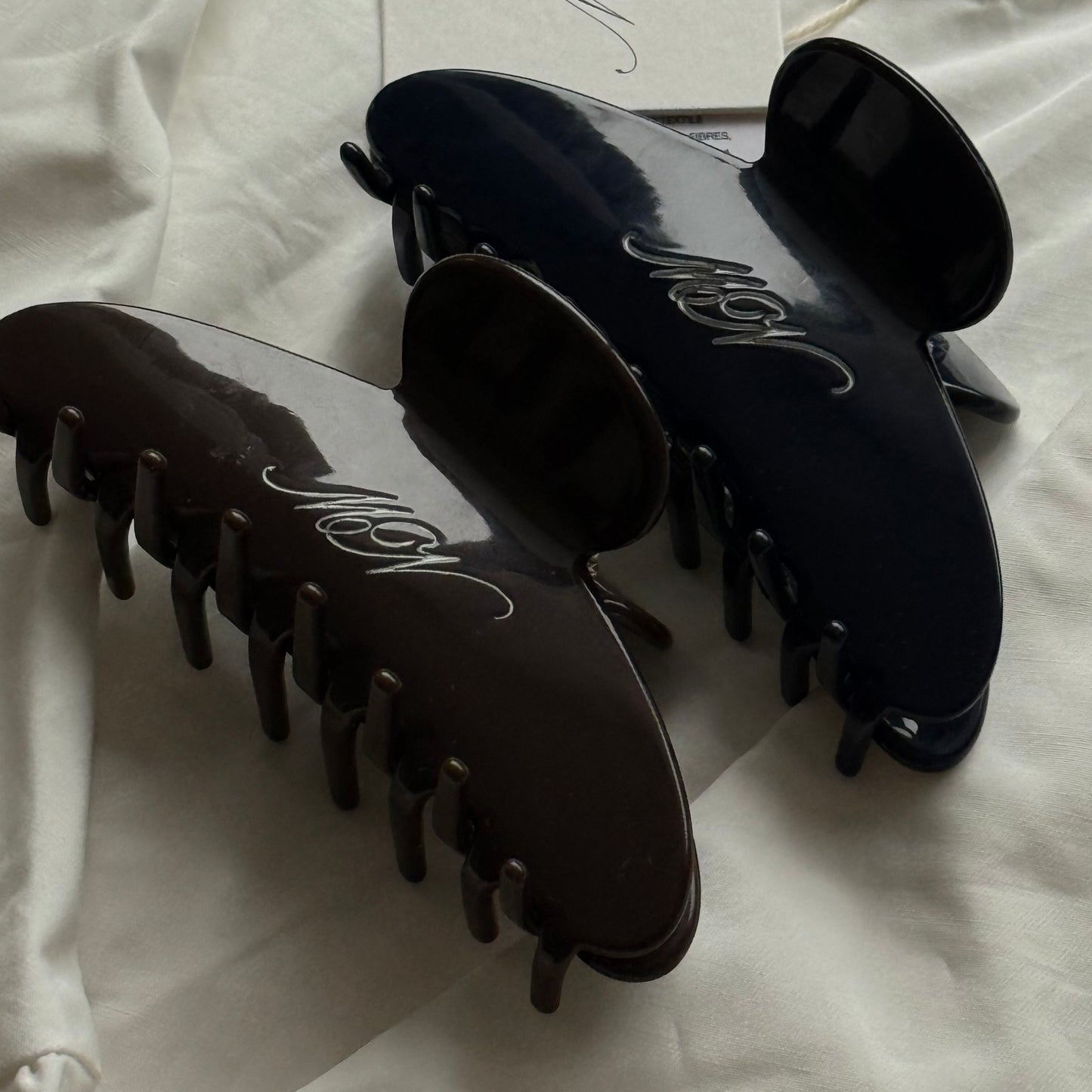 MN Monogram Claw Clip