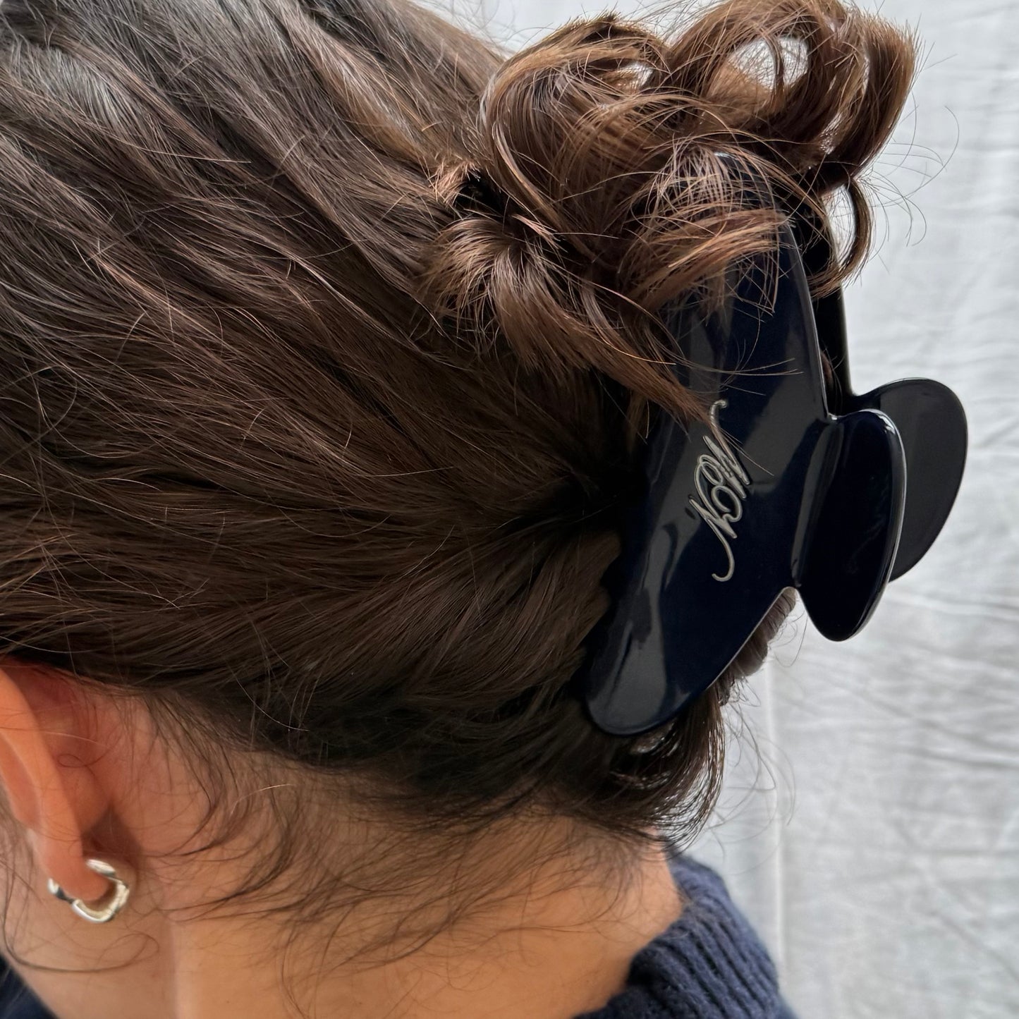 MN Monogram Claw Clip